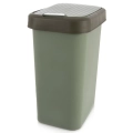 Kosz na śmieci plastikowy zielony 25 l