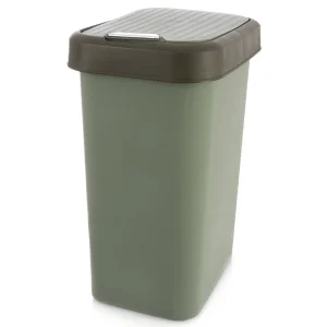 Kosz na śmieci plastikowy zielony 25 l