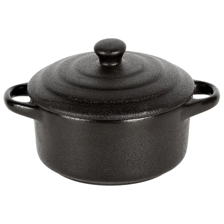 Miseczka do zapiekania porcelanowa z pokrywką 150 ml