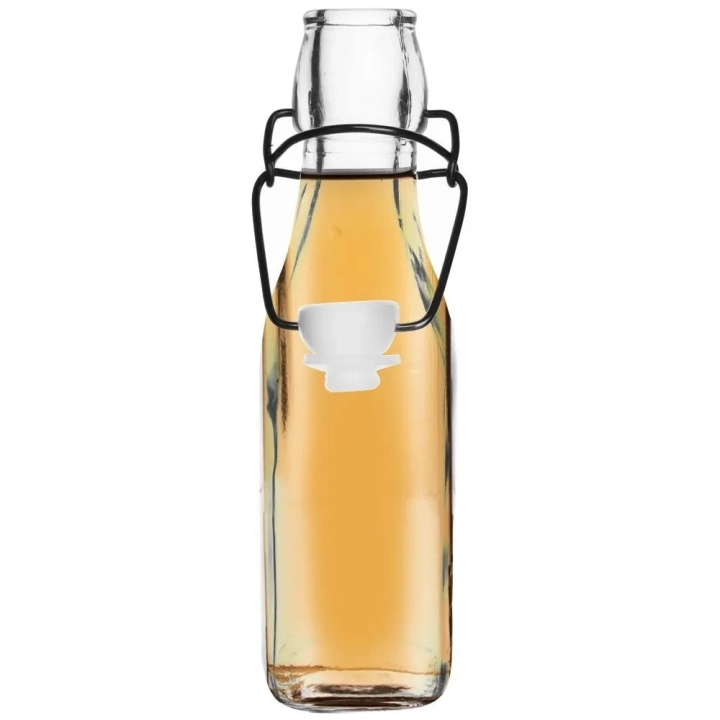 Butelka z klipsem szklana 290 ml