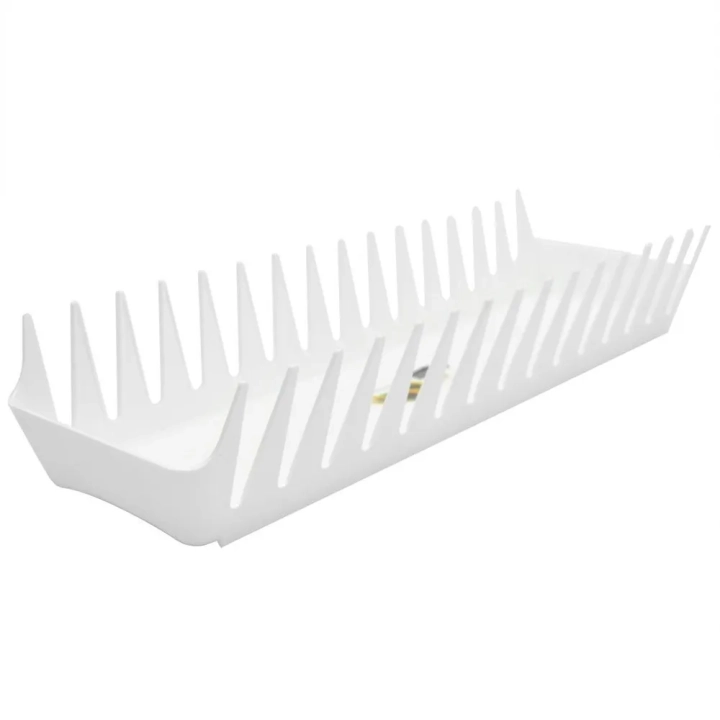 Stojak ociekacz na talerze plastikowy biały 39 cm