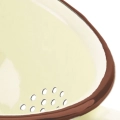 Cedzak kuchenny emaliowany beżowy TONCA 20 cm