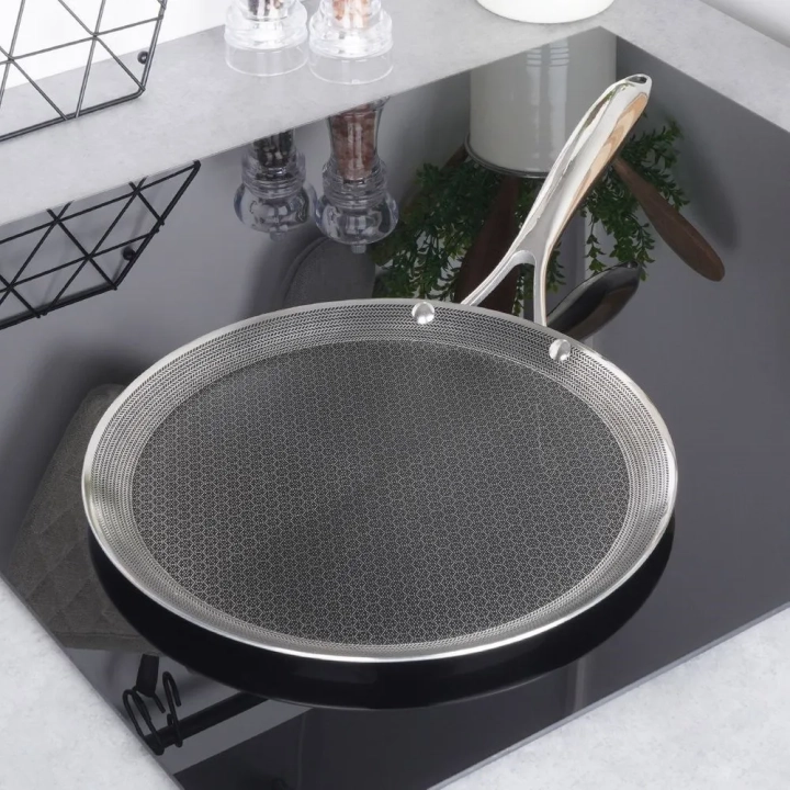 Patelnia do naleśników stalowa COOKCELL 29 cm