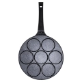 Patelnia do jajek granitowa 7 otworów BLACK LINE 26 cm