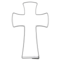 Wykrawacz do ciastek stalowy krzyż 6,4 cm