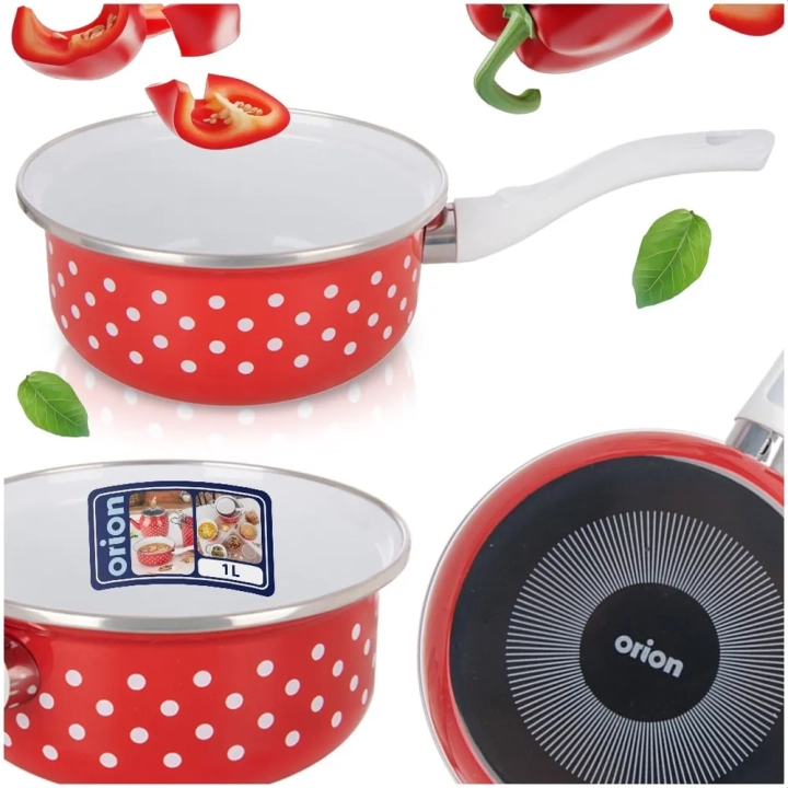 Rondel emaliowany TECKA 16 cm, 950 ml
