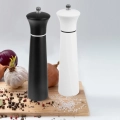 Młynek do pieprzu i soli drewniany biały 21,5 cm