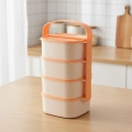 Menażka obiadowa plastikowa 4-poziomowa 4x1,15 l