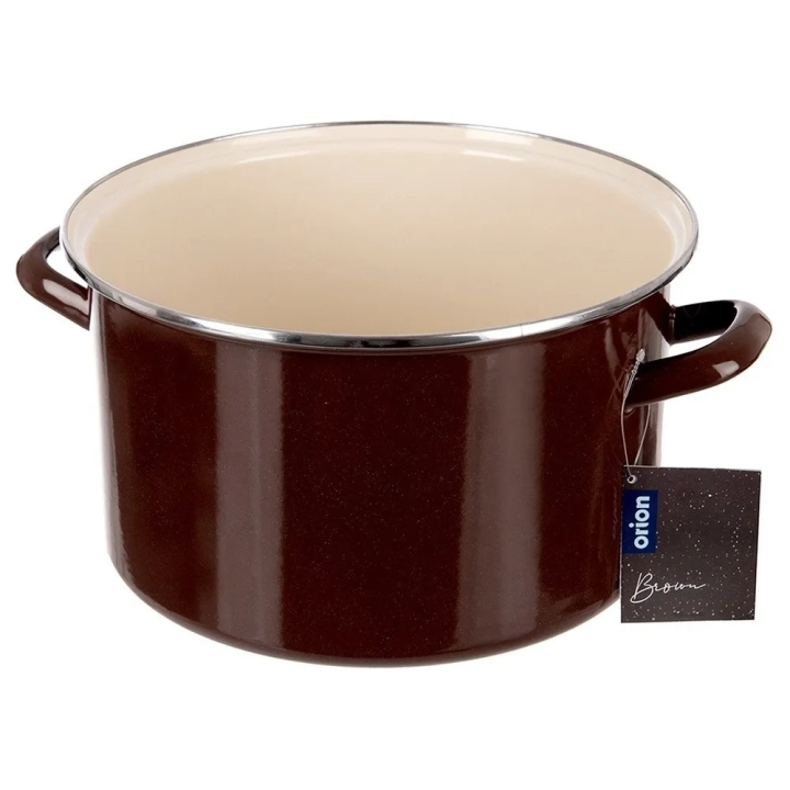 Garnek emaliowany BROWN 32 cm, 11,5 l