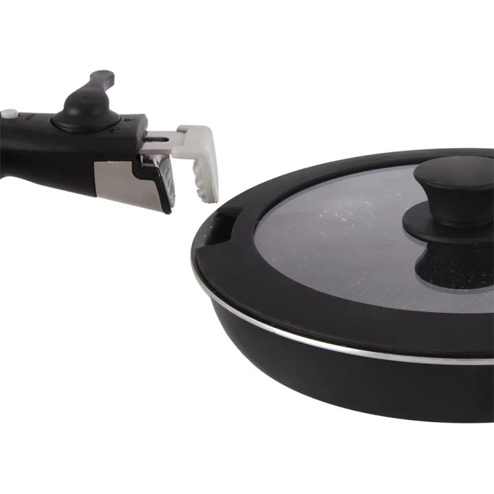Pokrywka szklana silikonowa GRANDE COMBI 17 cm