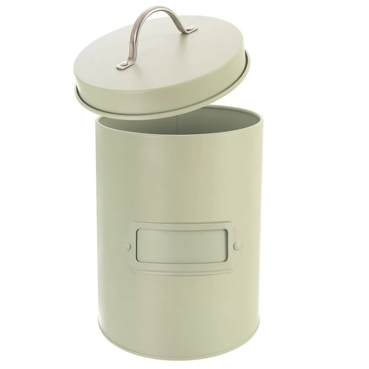 Pojemnik do przechowywania metalowy zielony GREENISH 1,3 l