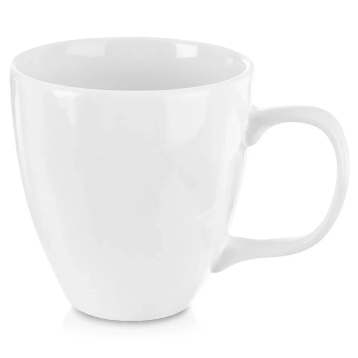 Kubek porcelanowy biały MONA 400 ml