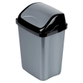 Kosz na śmieci plastikowy szary 10 l