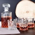 Karafka i szklanki do whisky szklane 900 ml + 4x300 ml 5 el.