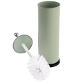 Szczotka do toalety ze stojakiem metalowa zielona GREENISH 10x38,5 cm