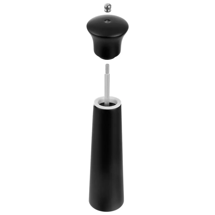 Młynek do pieprzu i soli drewniany czarny 21,5 cm