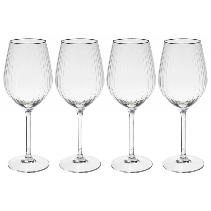 Kieliszki do wina szklane 490 ml 4 szt.