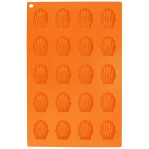 Forma do ciastek silikonowa pomarańczowa muszelki SILLINIE