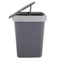 Kosz na śmieci plastikowy szary 25 l