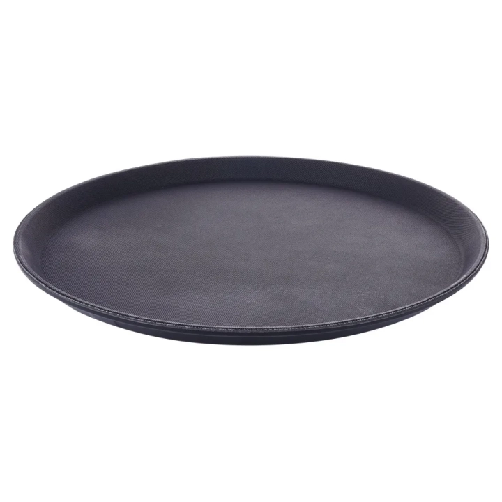 Taca kelnerska antypoślizgowa czarna 35 cm