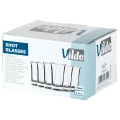 Kieliszki do wódki szklane 40 ml 6 szt.