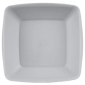 Talerze obiadowe głębokie plastikowe szare SANDY 17,5 cm, 500 ml 6 szt.