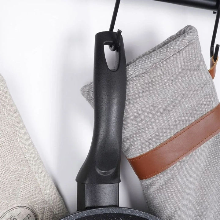Patelnia granitowa ze szklaną pokrywką GRANDE 28 cm