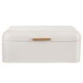 Chlebak metalowy biały WHITELINE 42x24x16,5 cm