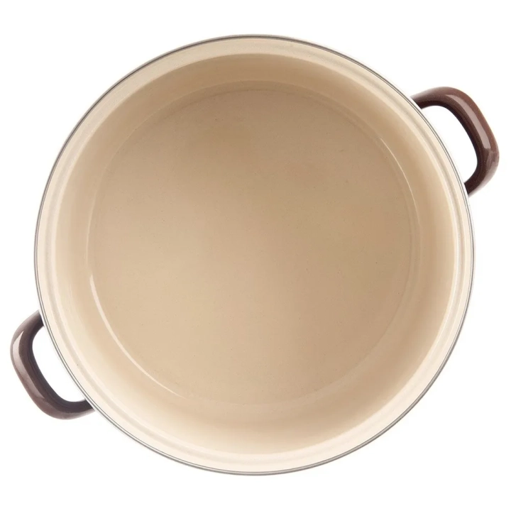 Garnek emaliowany BROWN 32 cm, 11,5 l