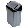 Kosz na śmieci plastikowy szary 26 l