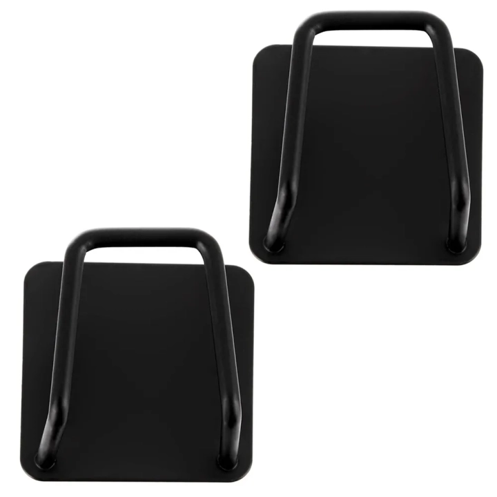 Haczyk wieszak samoprzylepny czarny BLACK 4,8x4,8 cm 2 szt.