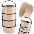Menażka obiadowa plastikowa 4-poziomowa 4x1,5 l
