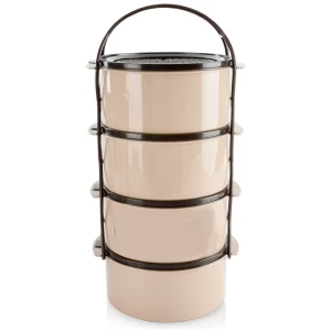 Menażka obiadowa plastikowa 4-poziomowa 4x1,5 l