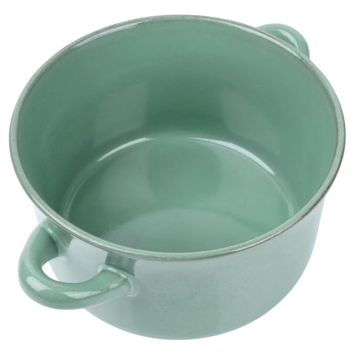Miska bulionówka ceramiczna zielona 600 ml