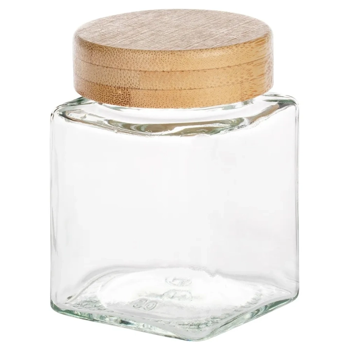 Pojemnik na przyprawy szklany 100 ml 24 szt. + 90 naklejek