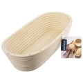Koszyk do wyrastania ciasta na chleb rattanowy 1,5 kg / 32x15x9 cm