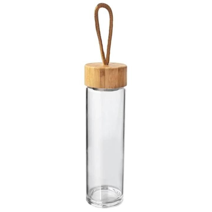 Butelka na wodę szklana z sitkiem 450 ml