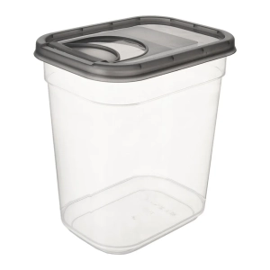 Pojemnik na produkty sypkie z dozownikiem GREY 1,9 l