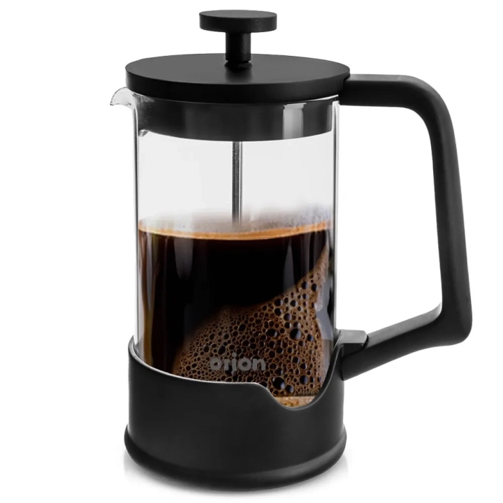 Zaparzacz tłokowy do kawy i herbaty szklany BLACK 400 ml