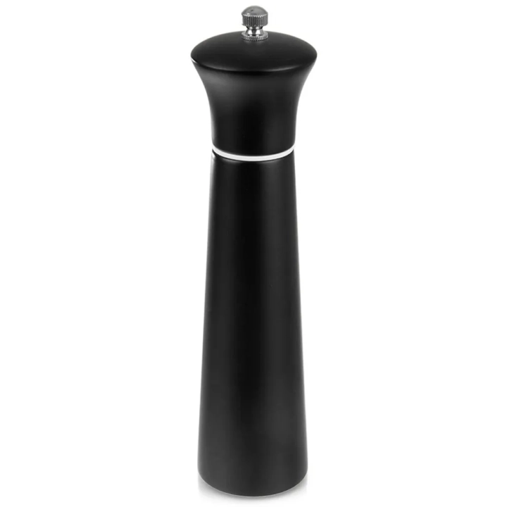 Młynek do pieprzu i soli drewniany czarny 21,5 cm