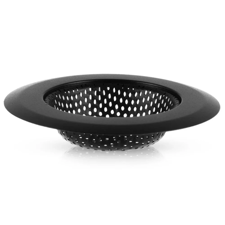 Sitko do zlewu stalowe czarne 11,5 cm