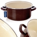 Garnek emaliowany BROWN 24 cm, 4 l