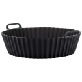 Wkład do frytkownicy Air Fryer beztłuszczowej silikonowy czarny 20,5 cm
