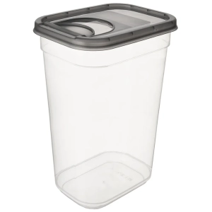 Pojemnik na produkty sypkie z dozownikiem GREY 3,2 l
