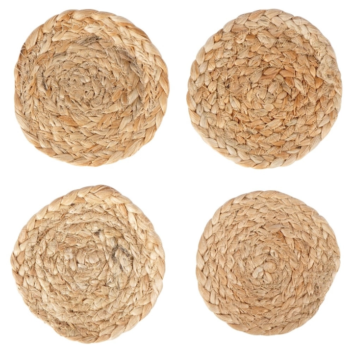 Podstawki pod kubek naturalne 10 cm 4 szt.