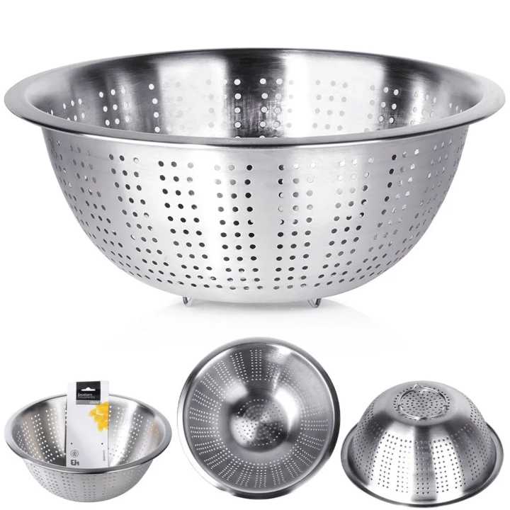 Cedzak kuchenny stalowy 28 cm