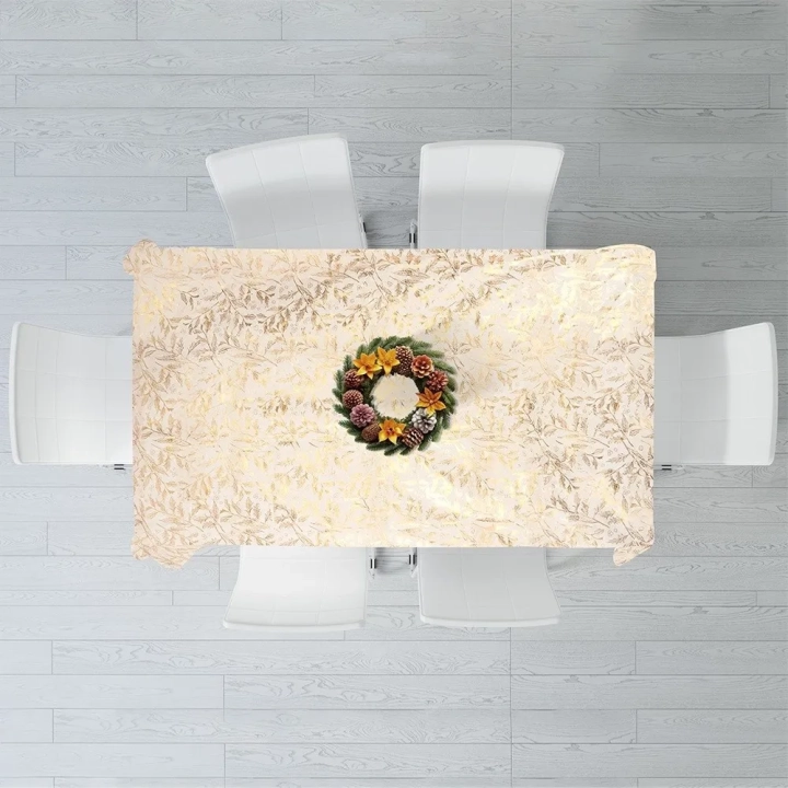 Obrus świąteczny plamoodporny 220x150 cm