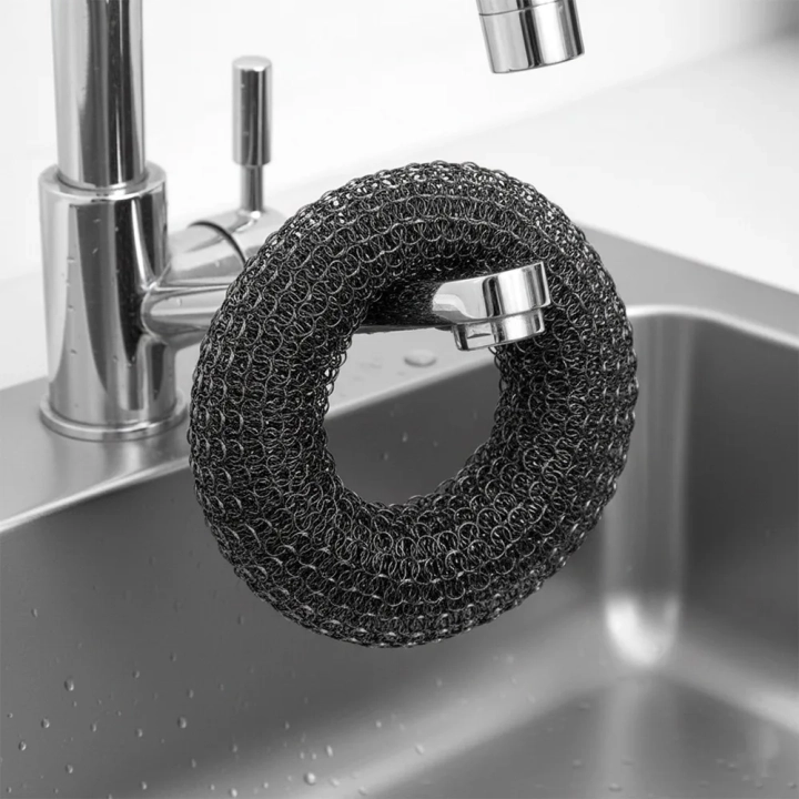 Druciak kuchenny metalowy 8 cm