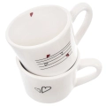 Kubki ceramiczne SERCE 210 ml 2 szt.
