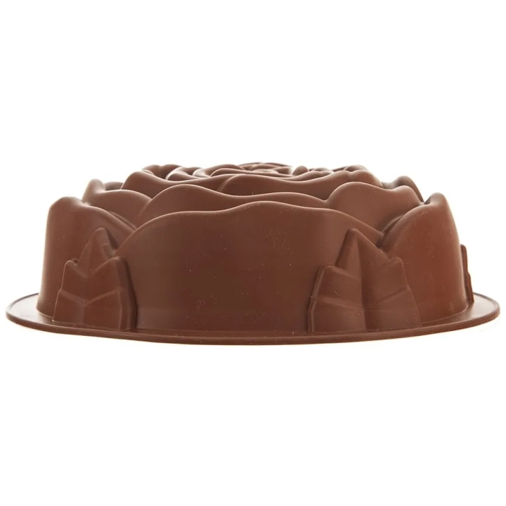 Forma do babki silikonowa róża brązowa SILLINIE 25 cm